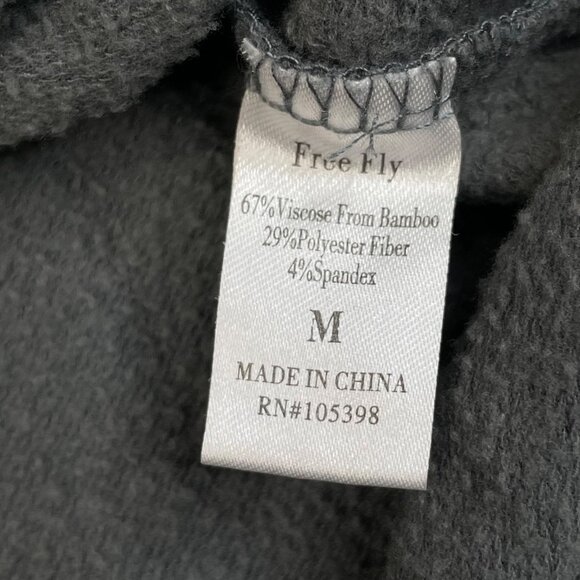 Free Fly Bamboo Fleece Crewneck Pullover Sweatshirt Graphite Gray - Picture 8 of 9